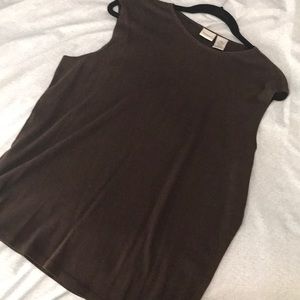 Brown tank top